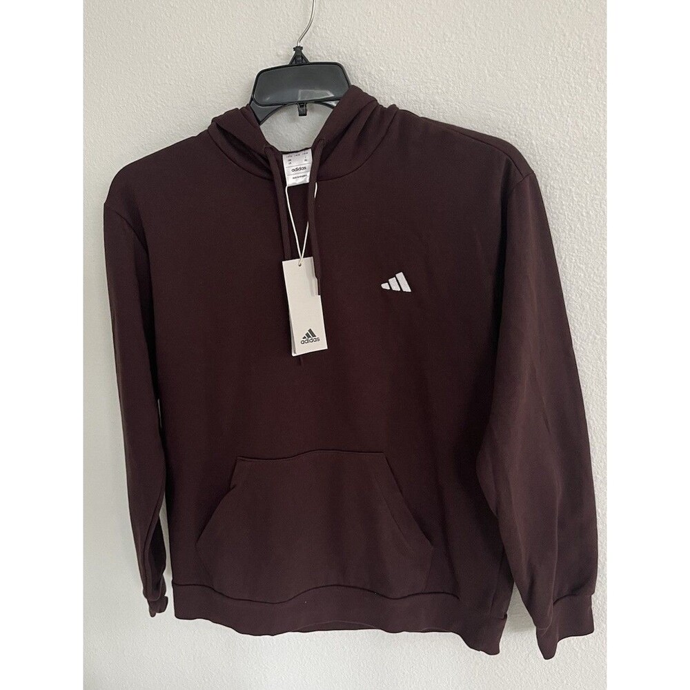 Adidas Women’s Hoodie Sweatshirt Large Brown Multi-Sport Cotton Gorpcore NWT
